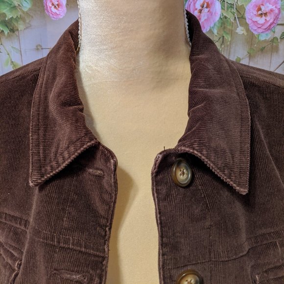 St John's Bay Women's Corduroy Jacket M - Picture 3 of 10